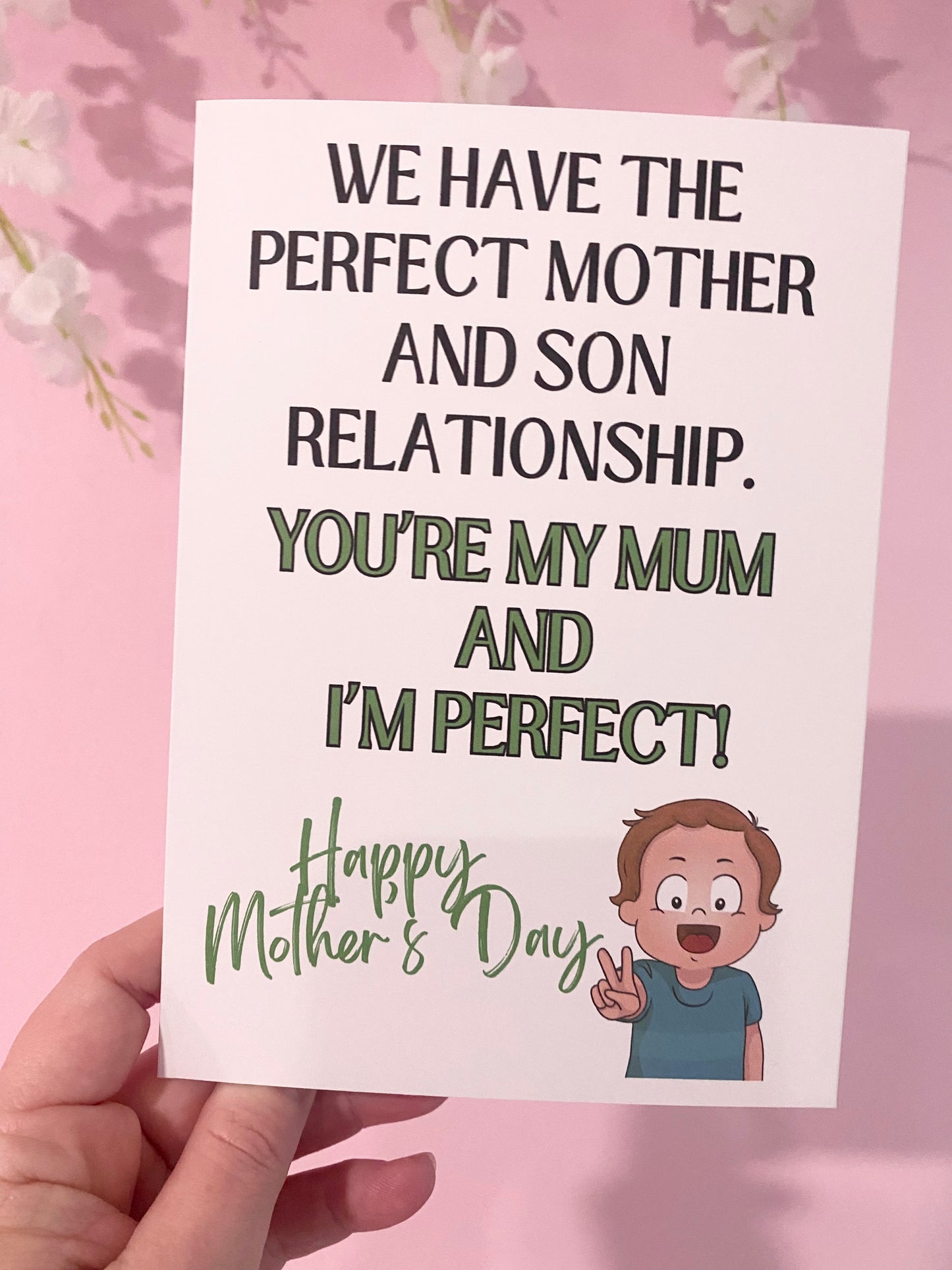 PERFECT SON!
