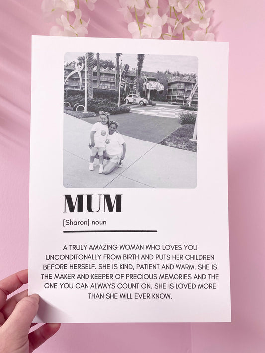 MOTHERS DAY PRINT - MUM!